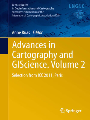 cover image of Advances in Cartography and GIScience. Volume 2